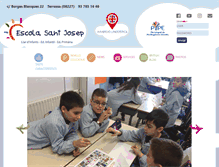 Tablet Screenshot of escolasantjosep.com